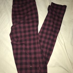 Size XS Checkered leggings